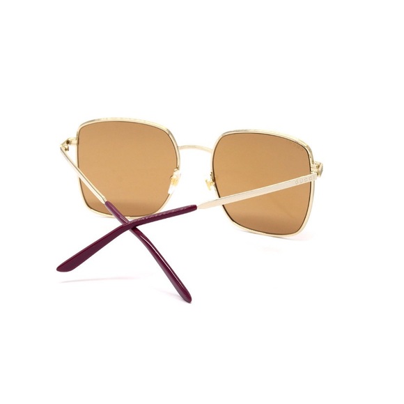 NEW AUTHENTIC GUCCI BROWN SUNGLASSES GUCCI UNISEX SUNGLASSES - Picture 3 of 6